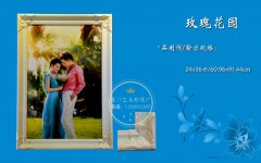 玫瑰花园线条框